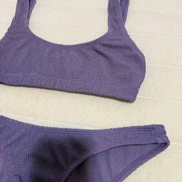 Good American Purple Two-Piece Bathing Suit - Picture 3 of 4